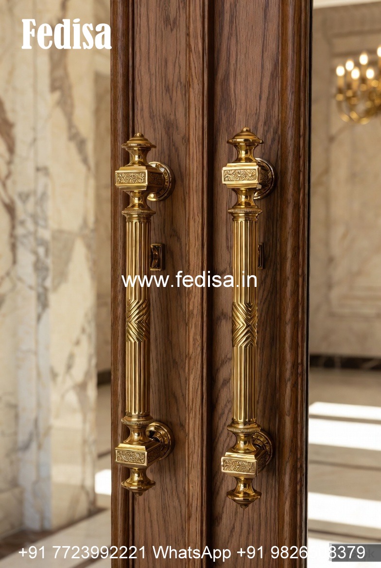 Custom Brass Door Handle Designs BDR-1945