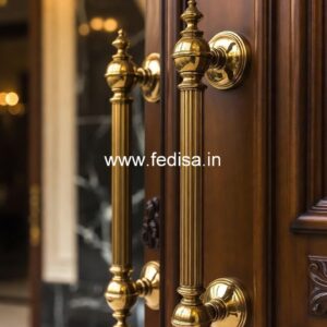Stylish Door Handle Designs in Brass Finish BDR-1957