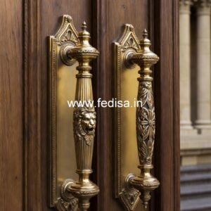 High-End Brass Door Handles for Premium Homes BDR-1981