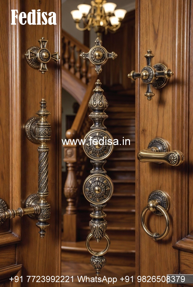 Minimalist Brass Door Handle Styles BDR-2047