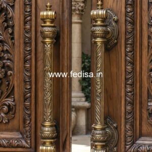 Contemporary Brass Door Designs BDR-2086