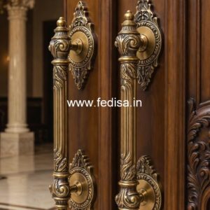 Vintage Brass Entry Door Designs BDR-2105