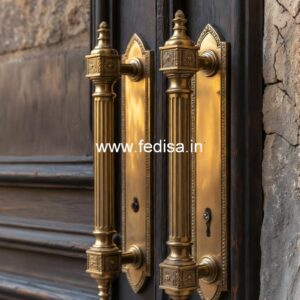 Heavy Brass Door Handle Designs India BDR-2212