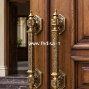Brass Door Handle with Designer Finish BDR-2232