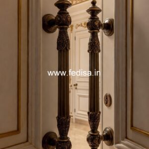 Brass Door Handle for Wooden Entrance BDR-2277