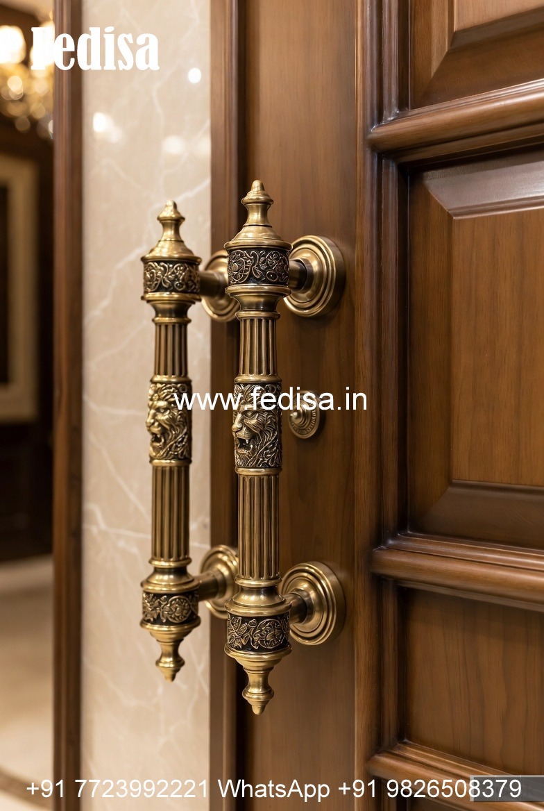 Brass Door Handle for Premium Homes BDR-2294