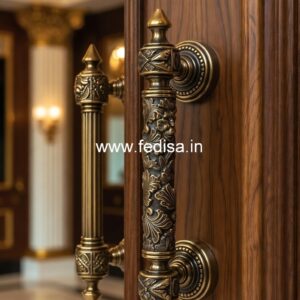 Brass Door Handle for High-End Homes BDR-2304