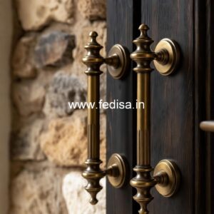 Stylish Main Door Brass Handles for Homes BDR-2346