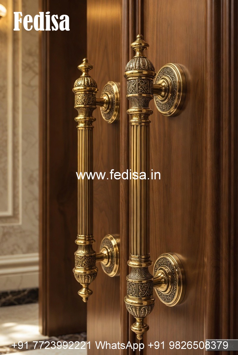 Premium Brass Door Handles for Modern Villas BDR-2386