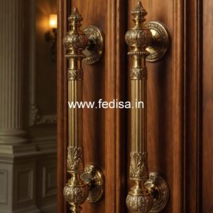 Elegant Brass Door Handles for Mansion Doors BDR-2388
