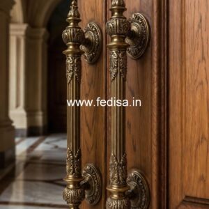 Designer Brass Entry Door Hardware BDR-2422