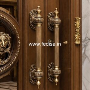 Vintage Brass Door Handles for Classic Homes BDR-2495
