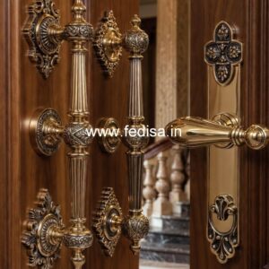Heavy Brass Door Handle Designs India BDR-2614