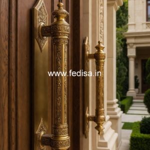 Elegant Brass Door Handle for Wooden Doors BDR-2618