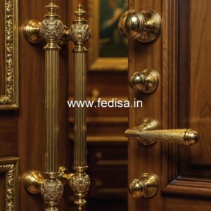 Traditional Brass Door Handle India Style BDR-2624