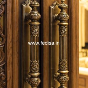 Brass Door Handle with Designer Finish BDR-2634