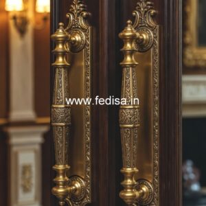 Handcrafted Brass Door Handle India BDR-2647