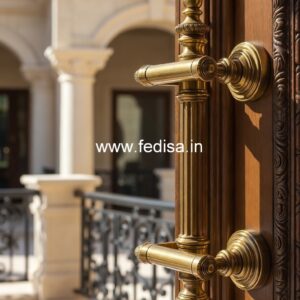 Brass Door Handle for Office Entrance BDR-2655