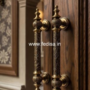 Brass Door Handle for Elegant Homes BDR-2667