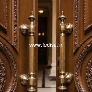 Brass Door Handle for High-End Homes BDR-2706