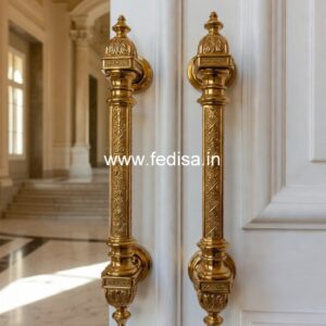 Designer Brass Entry Door Hardware BDR-2824