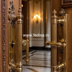Solid Brass Door Handle for Classic Interiors BDR-3018
