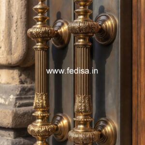 Handcrafted Brass Door Handle Designs BDR-3021