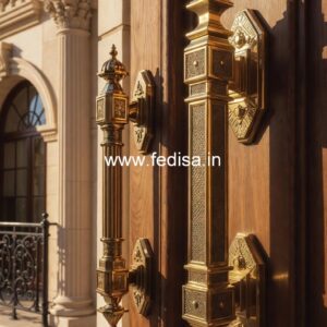 Traditional Brass Door Handle India Style BDR-3026