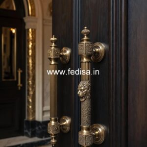 Brass Door Handle for Elegant Homes BDR-3069