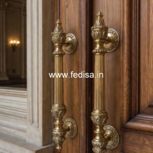 Stylish Door Handle Designs in Brass Finish BDR-3163