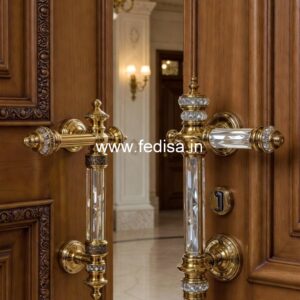 Stylish Brass Handles for Wooden Doors BDR-3174