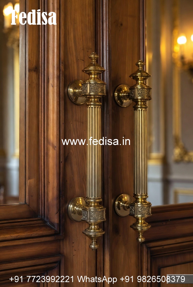 Premium Brass Door Handles for Modern Villas BDR-3190