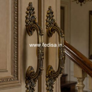 Designer Brass Entry Door Handles BDR-3203