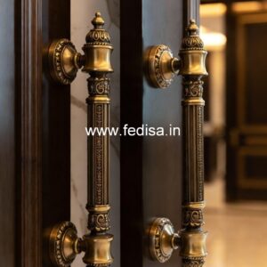 Contemporary Brass Handles for Entry Doors BDR-3273