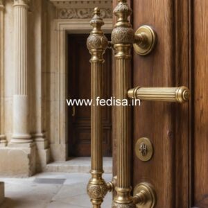 Stylish Entry Door Brass Handles BDR-3387