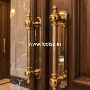 Brass Door Handle with Designer Finish BDR-3438