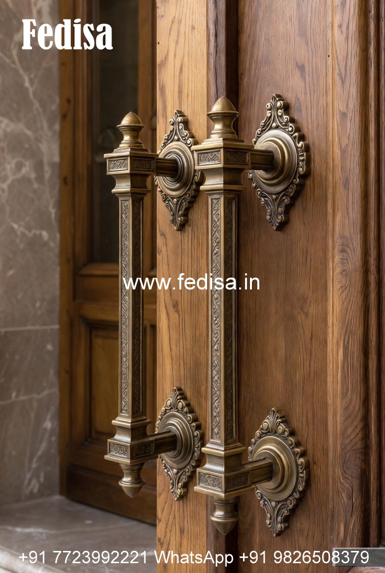 Elegant Entrance Brass Door Handle BDR-3456