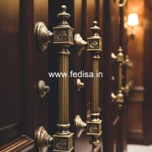 Brass Door Handle for Office Entrance BDR-3459