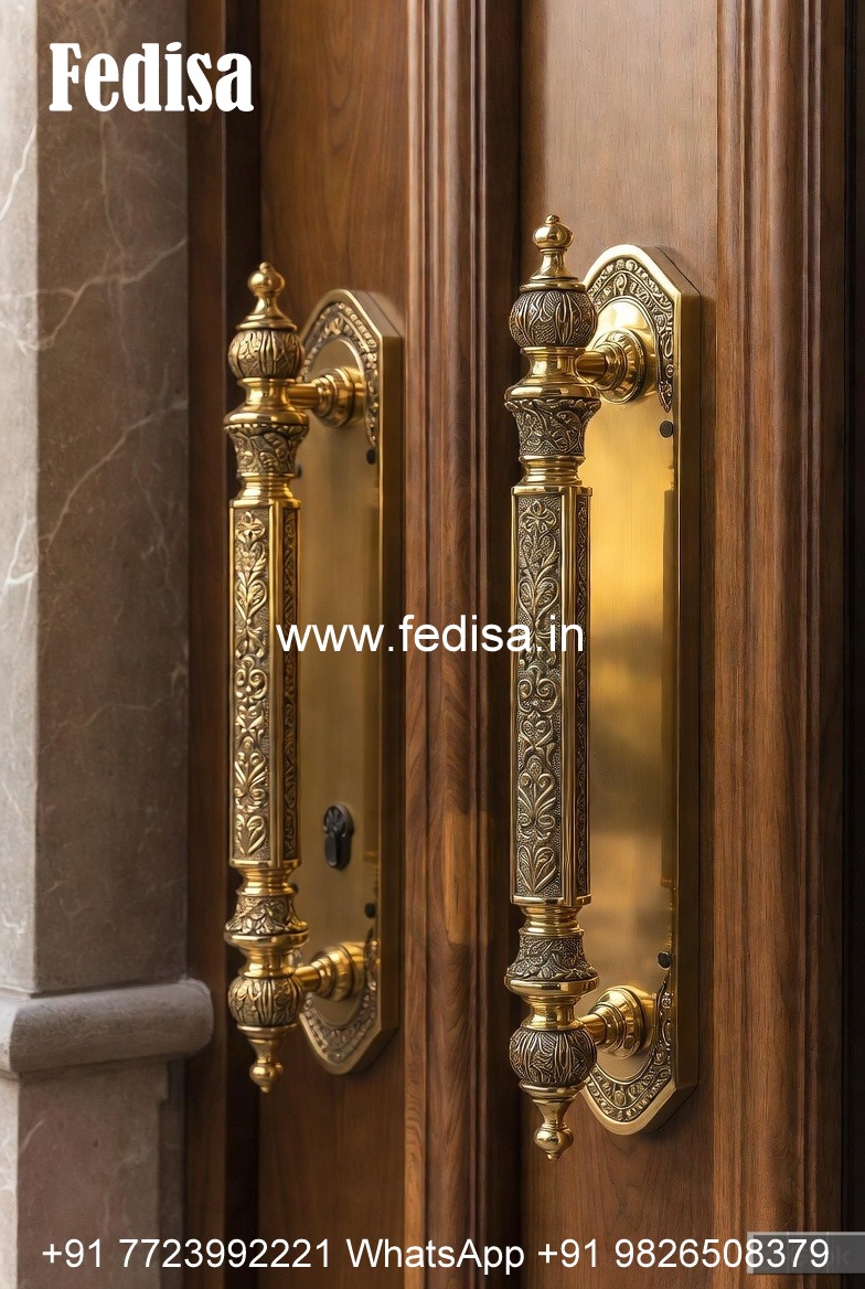 Brass Door Handle for Home Entrance BDR-3462