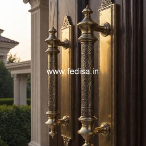 Brass Door Handle for Luxury Entry BDR-3464