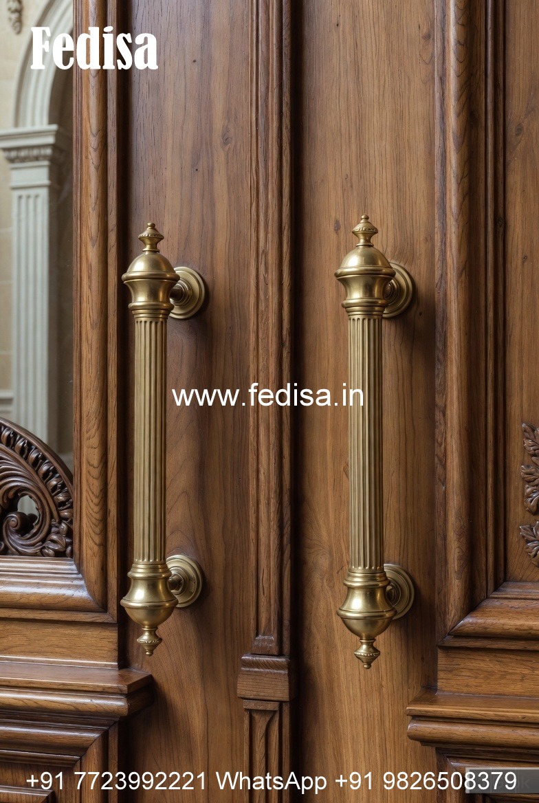 Brass Door Handle for Designer Homes BDR-3481