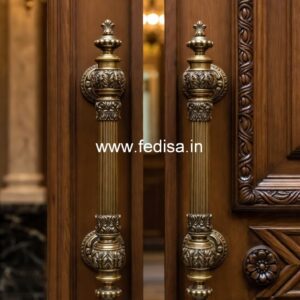 Brass Door Handle for Elegant Entry BDR-3494