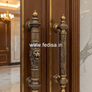 Unique Brass Handle Designs for Main Doors BDR-3559