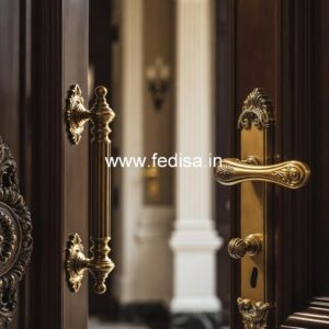 Classic Brass Door Handles for Traditional Homes BDR-3571