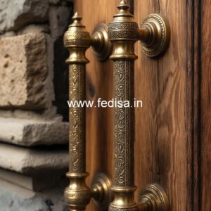 Vintage Brass Door Handles for Classic Homes BDR-3701