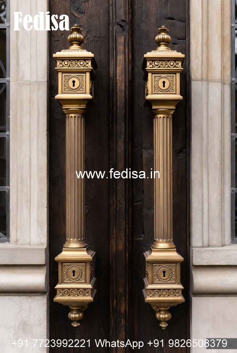 Classic Brass Door Handle Styles BDR-3707