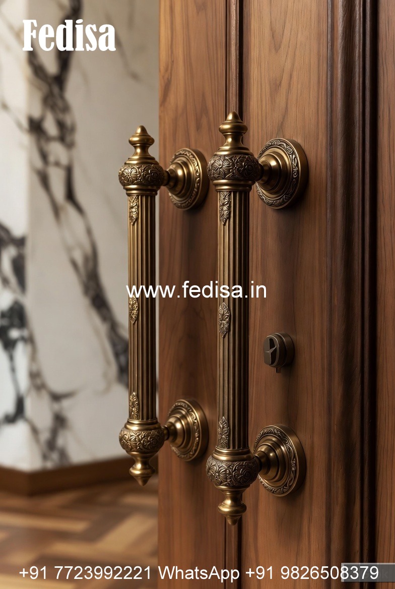 Stunning Brass Entry Door Handles BDR-3784