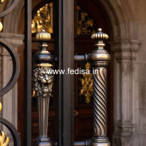 Stylish Entry Door Brass Handles BDR-3789