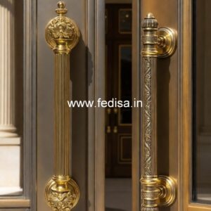 Elegant Brass Door Handle for Wooden Doors BDR-3824