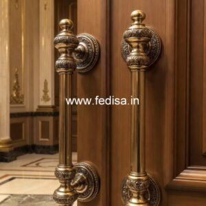 Royal Brass Door Handle Collection BDR-3833